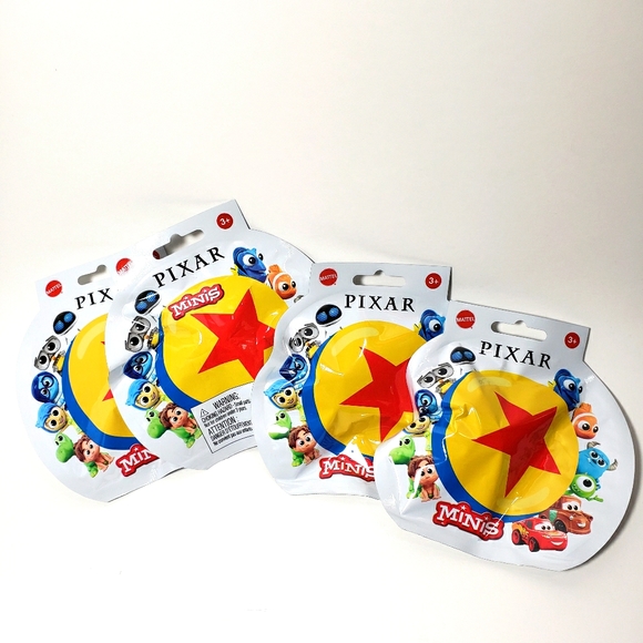 Disney Pixar Minis 2020 set of 4 Blind Bags - Picture 1 of 4